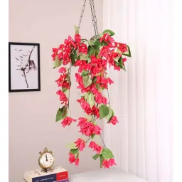 arick decor Red Artificial Bougainvillea Flower Bush-picture-27