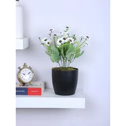 ARICK DECOR White 1 Pieces Daisy Artificial Plant With Pot-picture-37