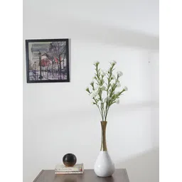 ARICK DECOR White 2 Pieces Chrysanthemum Artificial Plant-picture-37