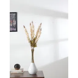 ARICK DECOR White 2 Pieces Chrysanthemum Artificial Plant With Pot-picture-36