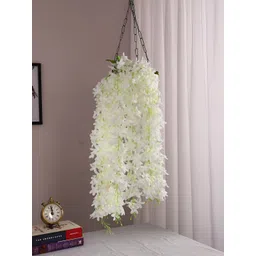 ARICK DECOR White 2 Pieces Hanging Artificial Flower-picture-35