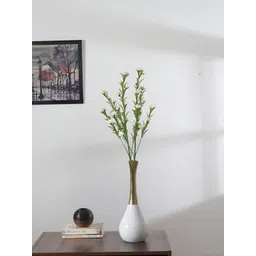 ARICK DECOR White 2 Pieces Rose Artificial Plant-picture-38