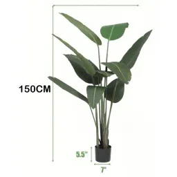 arick decor Artificial Banana Plant with Pot image 4