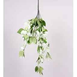 arick decor White Artificial Bougainvillea Flower Bush image 2
