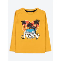 ariel Boys Pack Of 2 Typography Printed Round Neck Cotton T-shirt-picture-50