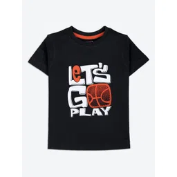 ariel Boys Pack of 3 Typography Printed Round Neck Pure Cotton T-shirts-picture-48