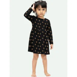 ariel Floral Print A-Line Dress-picture-37