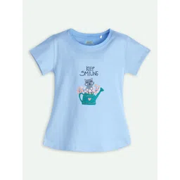 ariel Girls Graphic Printed Round Neck Pure Cotton T-shirt-picture-32