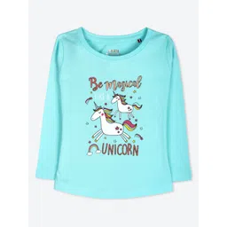 ariel Girls Set of 2 Graphic Round Neck Regular Fit Printed T-shirt-picture-15