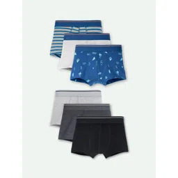 ariel Pack Of 6 Assorted Printed Trunks AR-BT-P6-S1-stripe_GREY-picture-12