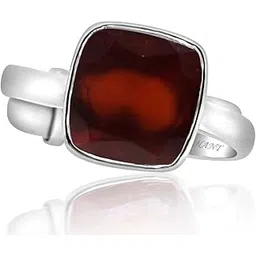 arihant gems & jewels Adjustable Hessonite Garnet (Gomed) Ring with Sterling Silver (925 Silver) |Astrological Gemstone | Positive Effects | Suitable for Men & Women (4.25 to 12.25 Ratti)-picture-48