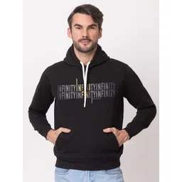 ARIIX Men Printed Hooded Sweatshirt image 1