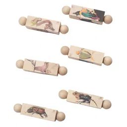 Ariro Wooden Rotating Puzzle Multicolour - 6 Pieces-picture-12