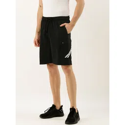 ARISE Men Black Solid Regular Fit Regular Shorts-picture-17