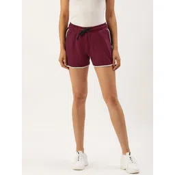 ARISE Women Maroon Solid Hot Pants-picture-20
