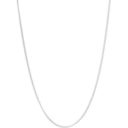 arisidh 92.5 Pure Sterling Silver Plain Curb Design Chain For Men, Boys, Girls,Women and Kids (WEIGHT � 7.20 Grams, LENGTH � 18 Inches)-picture-37