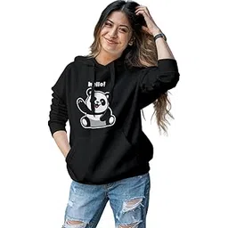 Arispo Women's Full Sleeve Graphic Printed Hooded Sweatshirt-picture-31