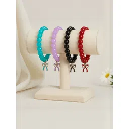 ARISTAL Jewellery Kids Set of 4 Elasticated Bracelet-picture-19