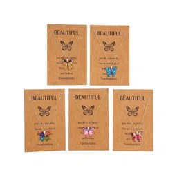 ARISTAL Jewellery Kids Set Of 5 Gold-Plated Handcrafted Necklace-picture-41