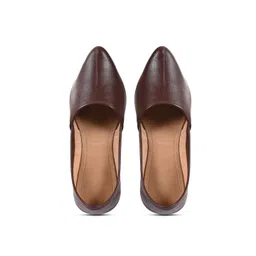 Aristitch Men Brown Leather Slip-On Sneakers-picture-34