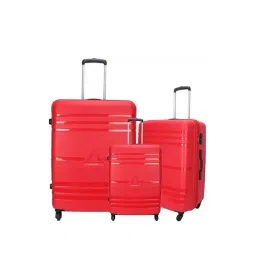 Aristocrat Jet Fiery Red Striped Trolley Bag Pack of 3 - 53cms, 63cms & 73cms-picture-37