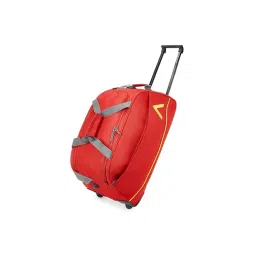 Aristocrat Unisex Cadet Unisex 62Cm Travel Duffle Trolley Bag With Wheels-Red-picture-31