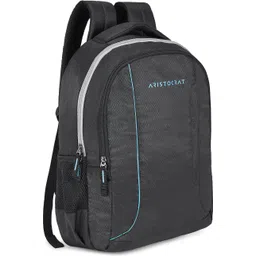 aristocrat Medium 26 L Laptop Backpack Polyester 26L Amp Laptop Backpack (H) Black For Men & Women image 3
