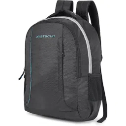 aristocrat Medium 26 L Laptop Backpack Polyester 26L Amp Laptop Backpack (H) Black For Men & Women image 2