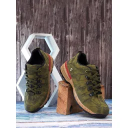 ARIWA Men Printed Lightweight Lace-Ups Trekking Shoes-picture-18