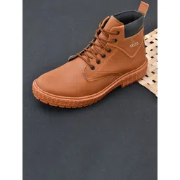 ARIWA Men Textured Casual Chunky Boots-picture-11