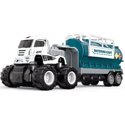arizuul 1:43 City Water Tanker Truck Friction Toy Set for 3+ Years Kids Diecast Truck-picture-42
