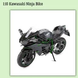 arizuul Die-Cast Ninja H2R Toy Bike – 1:10 Scale Superbike Model with Realistic Features-picture-24