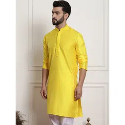 Armaan Ethnic Mandarin Collar Straight Kurta image 4