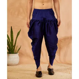 ARMAAN ETHNIC Dupion silk Dhoti Solid Men Dhoti-picture-13