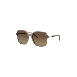 Armani Exchange Brown Polarized Butterfly Sunglasses for Women-picture-33