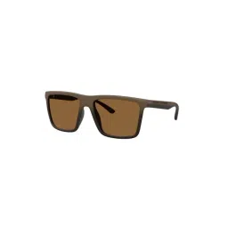 Armani Exchange Brown UV Protection Square Sunglasses for Men-picture-32