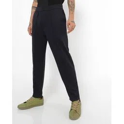 armani exchange Mid-Rise Panelled Joggers with Elasticated Waist-picture-41