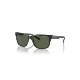 Armani Exchange Unisex Polarized Green Lens Square Sunglasses - 0AX4026S83419A56-picture-26