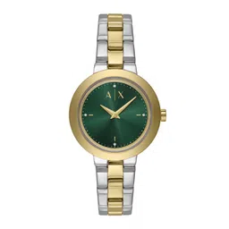 Armani Exchange Women Embellished Dial & Stainless Steel Straps Analogue Watch AX5176-picture-19