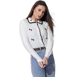 armisto Ladies Crochet Hand Embroidered Cardigan-picture-50