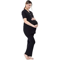 armisto Pure Cotton Maternity Set & Top/Rib Knit/Extra Stretch-picture-26