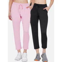 ARMISTO Women Pack of 2 Solid Straight-Fit Track Pants-picture-32