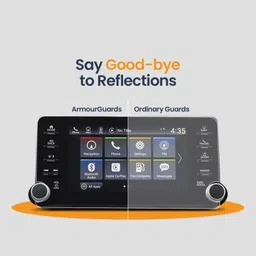 armour guards TOYOTA INNOVA HYCROSS 8 Inch Car Infotainment System Screen Protector Compatible With Not a Tempered Glass [Transparent] image 3