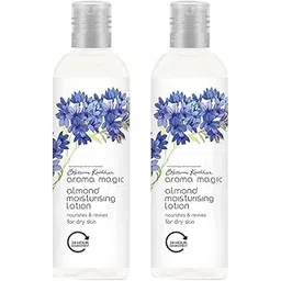 Aroma Magic Almond Moisturising Lotion SPF 15| for 24H nourishment |Moisturizes & revives skin| lotus leaf extracts, jojoba oils, geranium & rose essential oils| Daily Use |Dry Skin -100 ml Pack of 2-picture-20