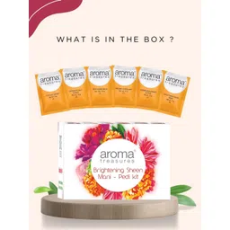 Aroma Treasures 5 Step Brightening Sheen Mani-Pedi Kit With Aloevera image 3