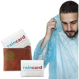 aromarush Unisex-Adult Disposable Pocket Size Easy to Carry Raincard for Men and Women for Travel Use | Pocket Emergency Waterproof Rain Poncho | Rain Card Multicolour For Unisex-picture-30