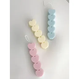 Aromatic Fables Pink & Yellow 3 pieces Pillar Candle-picture-26