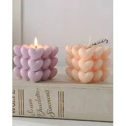 aromaticfables Set of 2 Bubble Square Scented Candles-picture-28