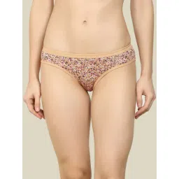 AROUSY Beige Printed Bikini Panty-picture-10