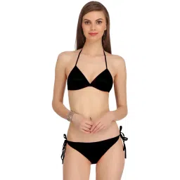 AROUSY Black Cotton Bra Panty Set-picture-48